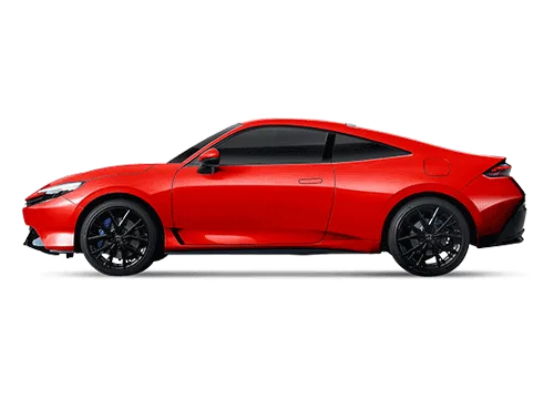 Honda Prelude 2.0L e:HEV warna Rallye Red tampak samping
